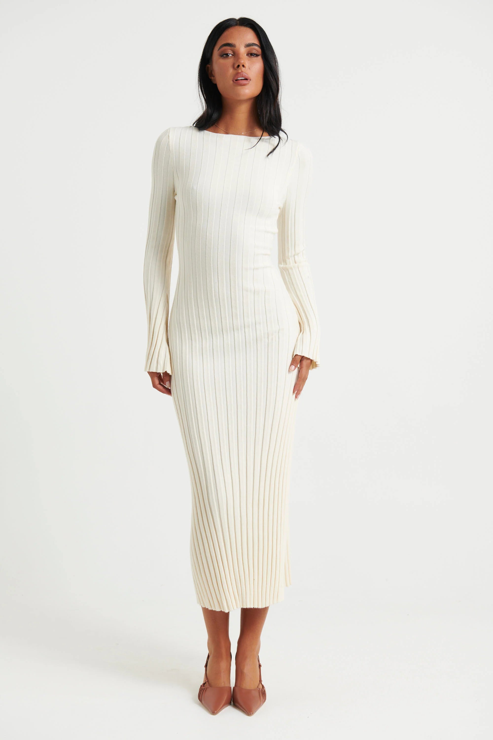 Ettie Midi Dress Buttermilk